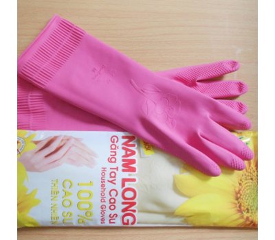 GĂNG TAY CAO SU GIA DỤNG NAM LONG