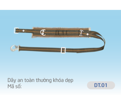 DÂY AN TOÀN THƯỜN KHÓA KẸP